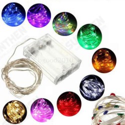3M 30 LED Battery Operated Silver Wire Multi-Color String Fairy Light Wedding Xmas Tree Decor 4.5V 3M 30 LED Battery Operated Silver Wire Multi-Color String Fairy Light Wedding Xmas Tree Decor 4.5V