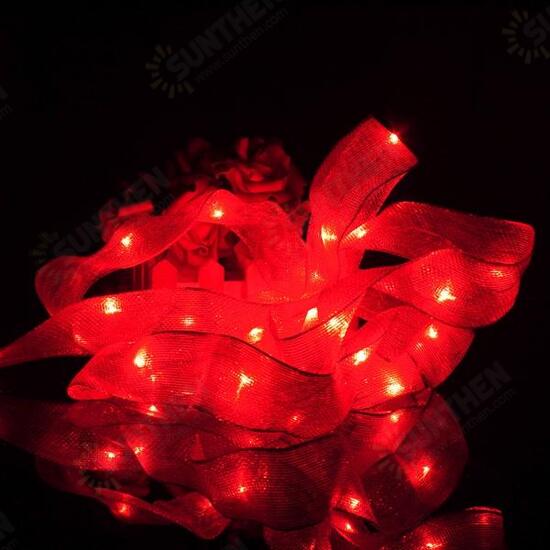 3M 30 LED Ribbon String Fairy Light Battery Powered Party Xmas Wedding Decoration Lamp