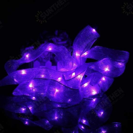 3M 30 LED Ribbon String Fairy Light Battery Powered Party Xmas Wedding Decoration Lamp