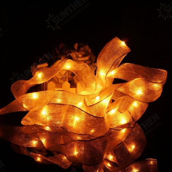 3M 30 LED Ribbon String Fairy Light Battery Powered Party Xmas Wedding Decoration Lamp 3M 30 LED Ribbon String Fairy Light Battery Powered Party Xmas Wedding Decoration Lamp