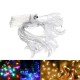 3M Battery Powered Moon Shape Warm White Colorful 20 LED String Fairy Light Holiday Decor DC3V 3M Battery Powered Moon Shape Warm White Colorful 20 LED String Fairy Light Holiday Decor DC3V