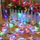 3M Battery Powered Moon Shape Warm White Colorful 20 LED String Fairy Light Holiday Decor DC3V