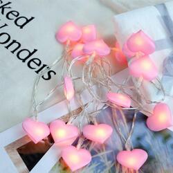 3M Battery Powered Pink Love Heart 20LED Fairy String Holiday Light for Bedroom Home Decoracion 3M Battery Powered Pink Love Heart 20LED Fairy String Holiday Light for Bedroom Home Decoracion