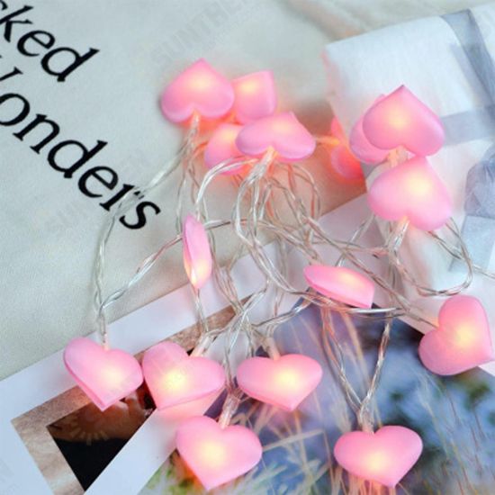 3M Battery Powered Pink Love Heart 20LED Fairy String Holiday Light for Bedroom Home Decoracion 3M Battery Powered Pink Love Heart 20LED Fairy String Holiday Light for Bedroom Home Decoracion