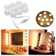 3M Dimmable Hollywood Style Yellow White LED Vanity Mirror Lights for Makeup Dressing Table DC12V 3M Dimmable Hollywood Style Yellow White LED Vanity Mirror Lights for Makeup Dressing Table DC12V