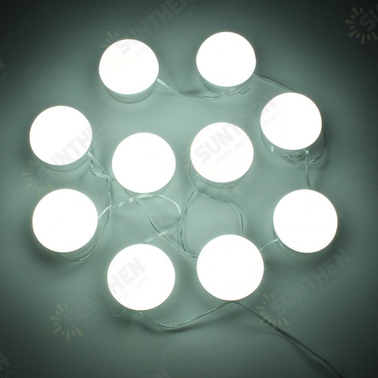 3M Dimmable Hollywood Style Yellow White LED Vanity Mirror Lights for Makeup Dressing Table DC12V 3M Dimmable Hollywood Style Yellow White LED Vanity Mirror Lights for Makeup Dressing Table DC12V