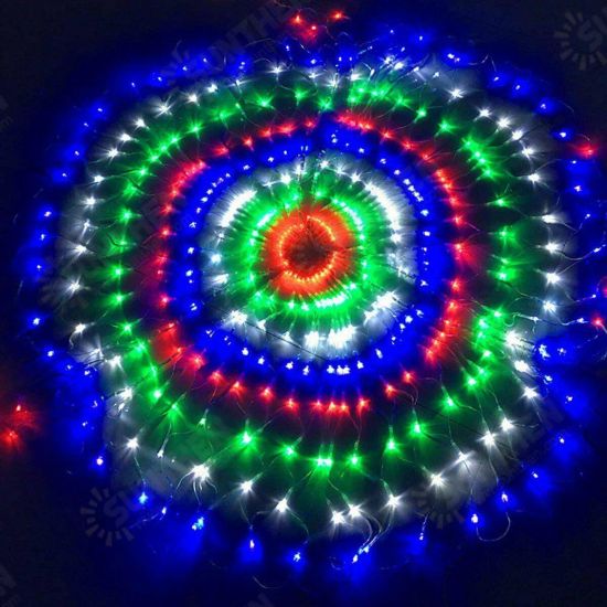 3M EU Plug 444LEDs Peacock Net Mesh Fairy String Light Outdoor Curtain Lamp Holiday Christmas Home Decor 3M EU Plug 444LEDs Peacock Net Mesh Fairy String Light Outdoor Curtain Lamp Holiday Christmas Home Decor