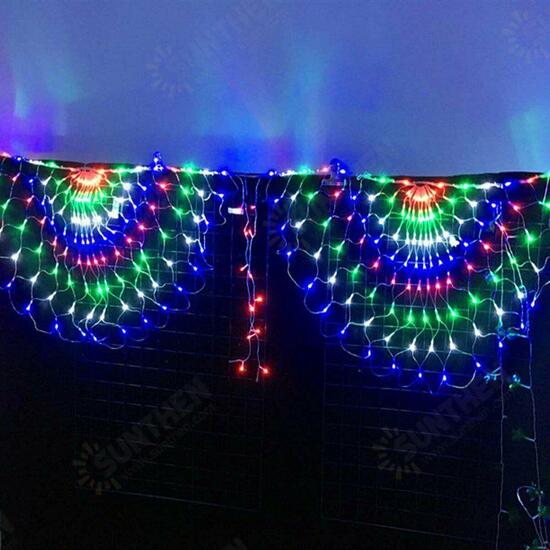 3M EU Plug 444LEDs Peacock Net Mesh Fairy String Light Outdoor Curtain Lamp Holiday Christmas Home Decor 3M EU Plug 444LEDs Peacock Net Mesh Fairy String Light Outdoor Curtain Lamp Holiday Christmas Home Decor