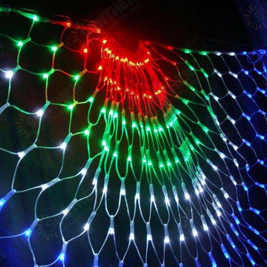 3M EU Plug 444LEDs Peacock Net Mesh Fairy String Light Outdoor Curtain Lamp Holiday Christmas Home Decor 3M EU Plug 444LEDs Peacock Net Mesh Fairy String Light Outdoor Curtain Lamp Holiday Christmas Home Decor