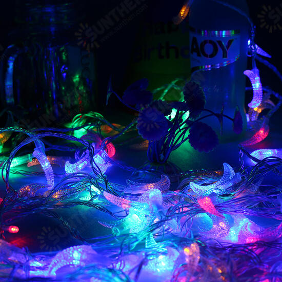 3M USB Moon Shape Warm White Colorful 20 LED String Fairy Light Wedding Holiday Decor DC5V 3M USB Moon Shape Warm White Colorful 20 LED String Fairy Light Wedding Holiday Decor DC5V