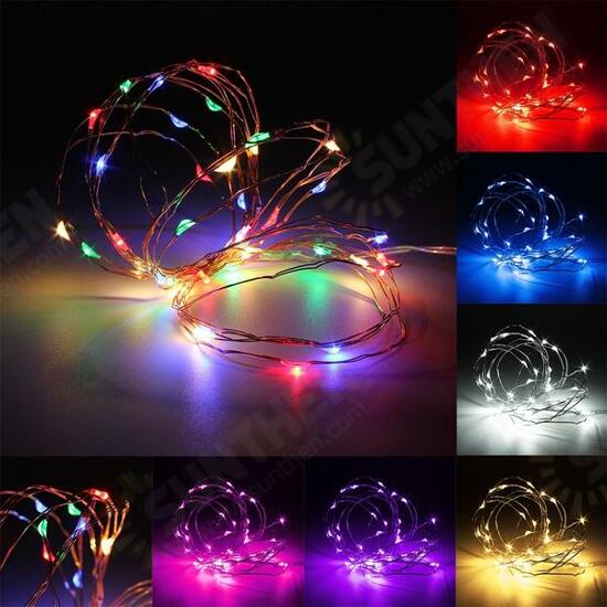 3M Waterproof LED Battery Mini LED Copper Wire Fairy String Light HoliDay Light Party Christmas