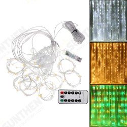 3M*1M 100LED Fairy String Curtain Window Light USB Twinkle Christmas Party Wedding Home Holiday Lamp 3M*1M 100LED Fairy String Curtain Window Light USB Twinkle Christmas Party Wedding Home Holiday Lamp