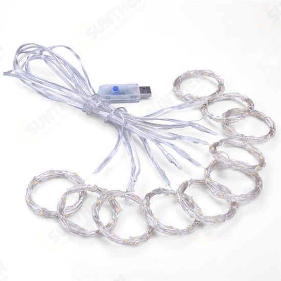 3M*1M/3M*2M USB Waterproof Sliver Wire LED String Light Curtain Tree Strip Fairy Christmas Decorations Clearance Christmas Lights 3M*1M/3M*2M USB Waterproof Sliver Wire LED String Light Curtain Tree Strip Fairy Christmas Decorations Clearance Christmas Lights