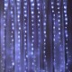 3M*2M USB 8 Modes Remote Control 200 LED Curtain String Light with 10 Hooks Festival Christmas Wedding Decor Christmas Decorations Clearance Lights