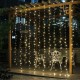 3M*3M 8 Modes Battery Operated USB Wedding Drape LED String Light Christmas Birthday Party Decor 3M*3M 8 Modes Battery Operated USB Wedding Drape LED String Light Christmas Birthday Party Decor