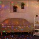 3M*3M 8 Modes Battery Operated USB Wedding Drape LED String Light Christmas Birthday Party Decor 3M*3M 8 Modes Battery Operated USB Wedding Drape LED String Light Christmas Birthday Party Decor