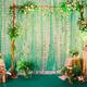 3x3M 300LED Window Curtain Icicle String Fairy Light Outdoor Wedding Party Decor EU Plug AC220V