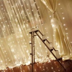 3x3M 300LED Window Curtain Icicle String Fairy Light Outdoor Wedding Party Decor EU Plug AC220V 3x3M 300LED Window Curtain Icicle String Fairy Light Outdoor Wedding Party Decor EU Plug AC220V