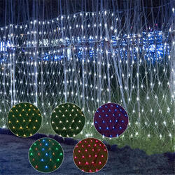 3x3m Waterproof LED Curtain Fairy String Light Wedding Party Outdoor Decoration EU Plug AC220V