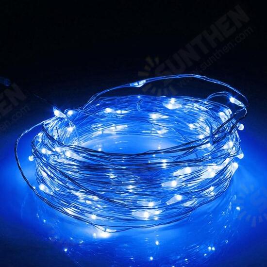 40M LED Silver Wire Fairy String Light Christmas Xmas Wedding Party Lamp 12V