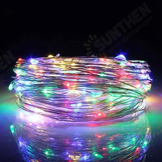 40M LED Silver Wire Fairy String Light Christmas Xmas Wedding Party Lamp 12V