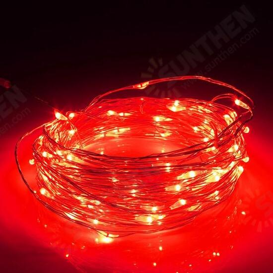 40M LED Silver Wire Fairy String Light Christmas Xmas Wedding Party Lamp 12V