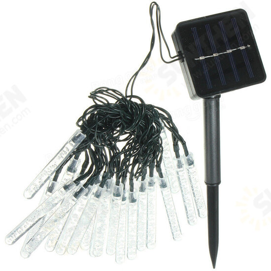 4.8M 20 LED Bubble Icicle Fairy String Light Solar Power Christmas Party Lamp 4.8M 20 LED Bubble Icicle Fairy String Light Solar Power Christmas Party Lamp