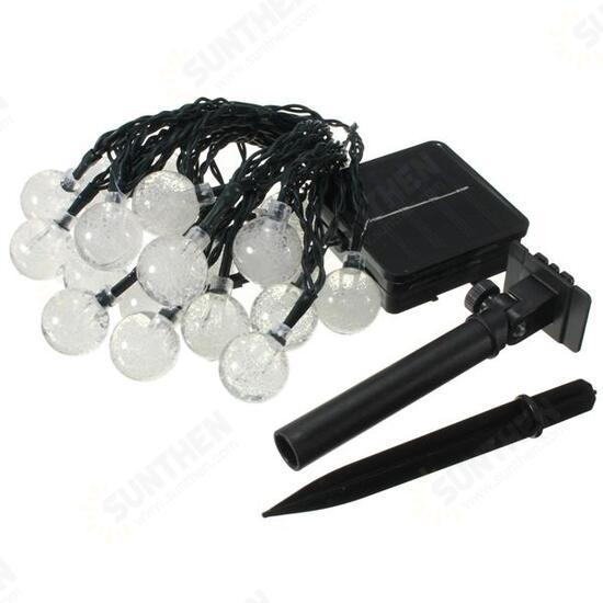 4.8M 20 LED Waterproof Solar Ball Fairy String Light Christmas Wedding Party Garden Decor 4.8M 20 LED Waterproof Solar Ball Fairy String Light Christmas Wedding Party Garden Decor