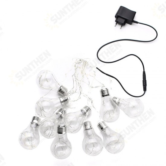4M 10LEDs Bulb Shaped Indoor Outdoor Fairy String Light for Christmas Party AC100V-240V 4M 10LEDs Bulb Shaped Indoor Outdoor Fairy String Light for Christmas Party AC100V-240V