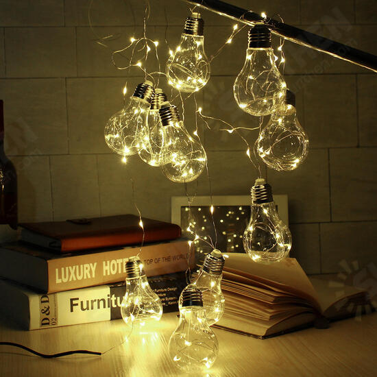 4M 10LEDs Bulb Shaped Indoor Outdoor Fairy String Light for Christmas Party AC100V-240V 4M 10LEDs Bulb Shaped Indoor Outdoor Fairy String Light for Christmas Party AC100V-240V