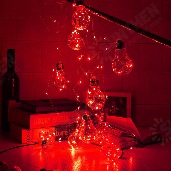 4M 10LEDs Bulb Shaped Indoor Outdoor Fairy String Light for Christmas Party AC100V-240V 4M 10LEDs Bulb Shaped Indoor Outdoor Fairy String Light for Christmas Party AC100V-240V
