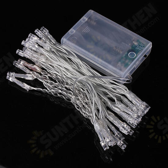 4M 40 LED Battery Powered Christmas Wedding Party String Fairy Light Christmas Decorations Clearance Christmas Lights