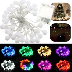 4M 40 LED Battery Powered Colorful Ball Fairy String Light Wedding Party Decor 4M 40 LED Battery Powered Colorful Ball Fairy String Light Wedding Party Decor