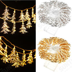 4M 40LEDs Battery Operated Iron Christmas Tree LED Fairy String Light Party Wedding 4M 40LEDs Battery Operated Iron Christmas Tree LED Fairy String Light Party Wedding