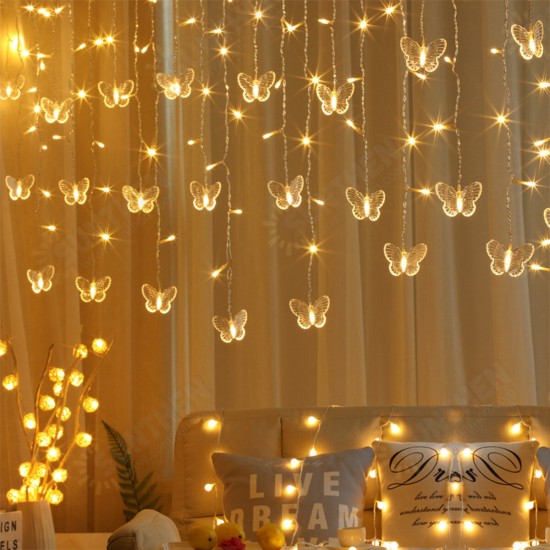 4M LED Fairy Light Butterflies String Light Christmas Party Holiday lighting 4M LED Fairy Light Butterflies String Light Christmas Party Holiday lighting