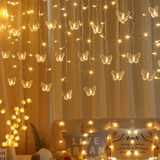 4M LED Fairy Light Butterflies String Light Christmas Party Holiday lighting