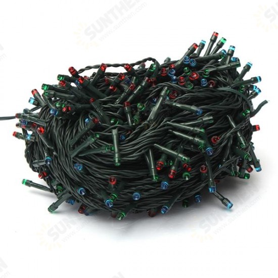 500 LED Solar Powered Fairy String Light Garden Party Decor Xmas 500 LED Solar Powered Fairy String Light Garden Party Decor Xmas