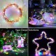 50/100LED Music Voice Control Battery Box Lamp String Waterproof Christmas Party Decoration Lamp