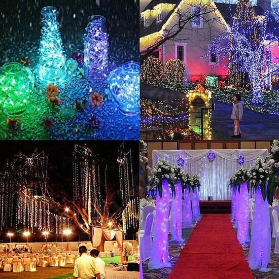 5/10M LED Lights Christmas Fairy String Lights Christmas Party w/ Remote Control 5/10M LED Lights Christmas Fairy String Lights Christmas Party w/ Remote Control
