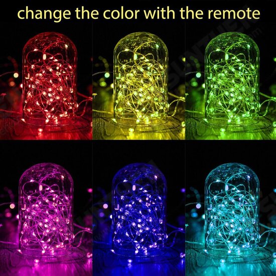 5/10M LED Lights Christmas Fairy String Lights Christmas Party w/ Remote Control 5/10M LED Lights Christmas Fairy String Lights Christmas Party w/ Remote Control
