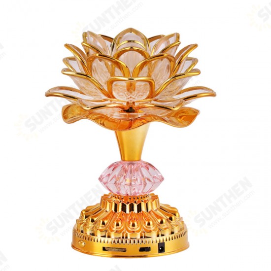 53 Buddhism Song 7 Color Changing Lotus LED Night Light Music Holiday Lamp Decoration 53 Buddhism Song 7 Color Changing Lotus LED Night Light Music Holiday Lamp Decoration