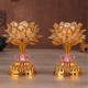 53 Buddhism Song 7 Color Changing Lotus LED Night Light Music Holiday Lamp Decoration