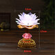 53 Buddhism Song 7 Color Changing Lotus LED Night Light Music Holiday Lamp Decoration