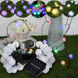 5M 20LED Dandelion Ball Solar Christmas Party Decor Outdoor Fairy String Light Lamp 5M 20LED Dandelion Ball Solar Christmas Party Decor Outdoor Fairy String Light Lamp