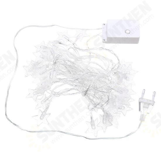 5M 40LEDs Plug-In Colorful Warm White Pure White Star Fairy String Light for Christmas Party AC220V 5M 40LEDs Plug-In Colorful Warm White Pure White Star Fairy String Light for Christmas Party AC220V