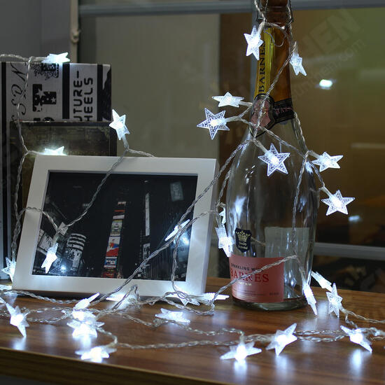 5M 40LEDs Plug-In Colorful Warm White Pure White Star Fairy String Light for Christmas Party AC220V 5M 40LEDs Plug-In Colorful Warm White Pure White Star Fairy String Light for Christmas Party AC220V