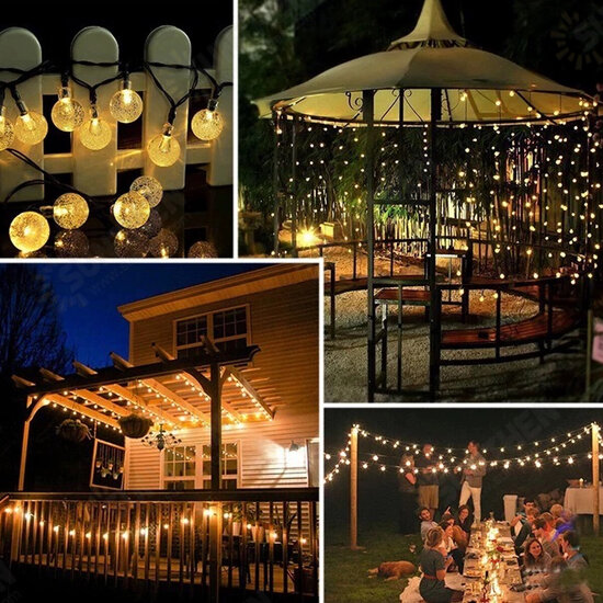 6.5M 30LED Ball String Light Outdoor Christmas Garden Party Wedding Decor Waterproof+Remote Control 6.5M 30LED Ball String Light Outdoor Christmas Garden Party Wedding Decor Waterproof+Remote Control