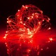 6M 60 LED Battery Operated Silver Wire Waterproof String Fairy Light + Remote Controller