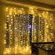 6Mx3M AC220V EU Plug LED Curtain String Light Organza Backdrop for Weddings Birthday Party Events Display 6Mx3M AC220V EU Plug LED Curtain String Light Organza Backdrop for Weddings Birthday Party Events Display