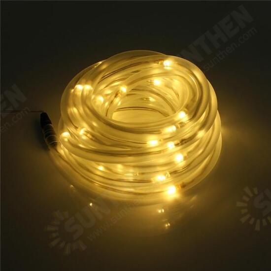 7M 50 LED Solar Waterproof LED Rope Tube String Fairy Light Xmas Party Garden Decor 7M 50 LED Solar Waterproof LED Rope Tube String Fairy Light Xmas Party Garden Decor